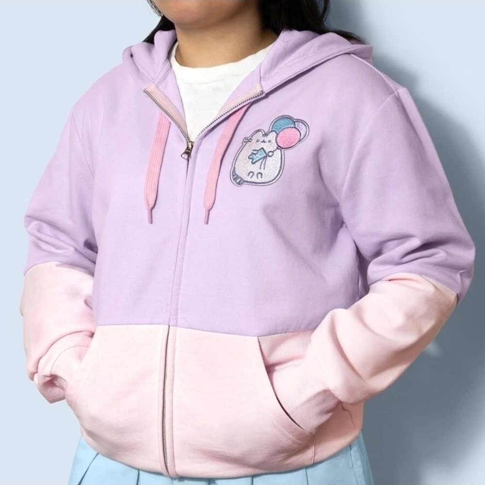 Pusheen Hoodie from Spring 2025 Pusheen Box 15th Anniversary- SMALL